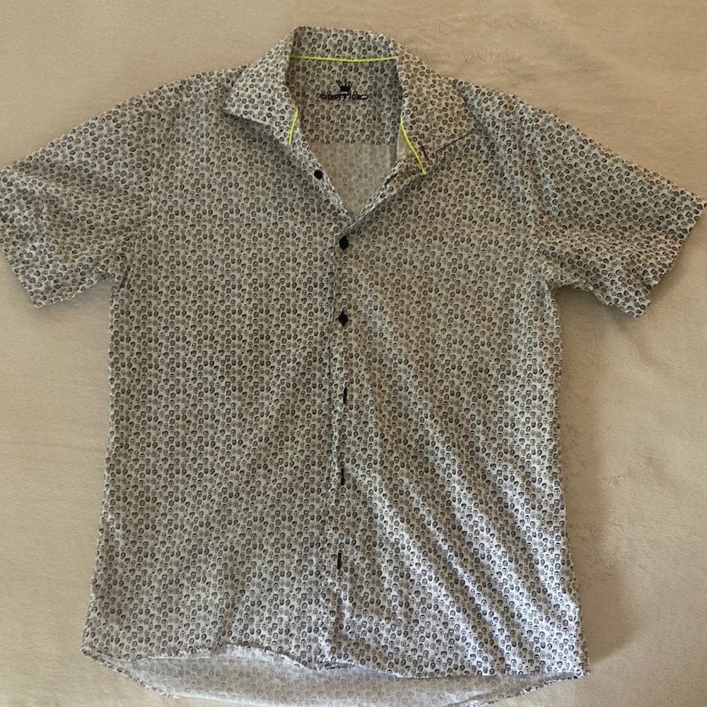 Large Bertigo short sleeve button down